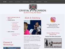Tablet Screenshot of crystalcarson.com